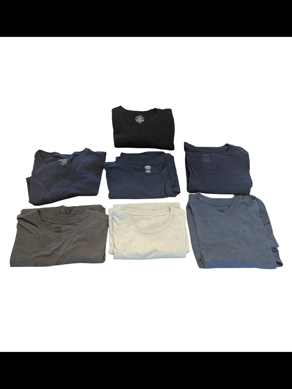 EUC Mens Large Short Long Sleeve Tshirt Bundle A 7 Shirts